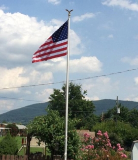 The American Tradition, Residential Flagpole Roanoke Virginia