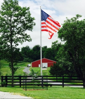40-ft-esr-flagpole-Lexington Virginia
