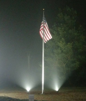 Lighted-Flagpole Lynchburg Virginia